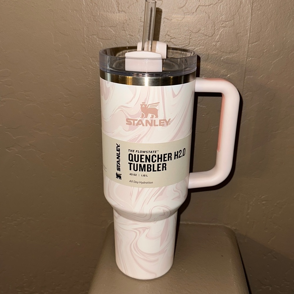Stanley 40 oz. Adventure Series Travel Quencher - color: Rose Swirl